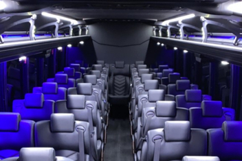North Little Rock Charter Bus Interior