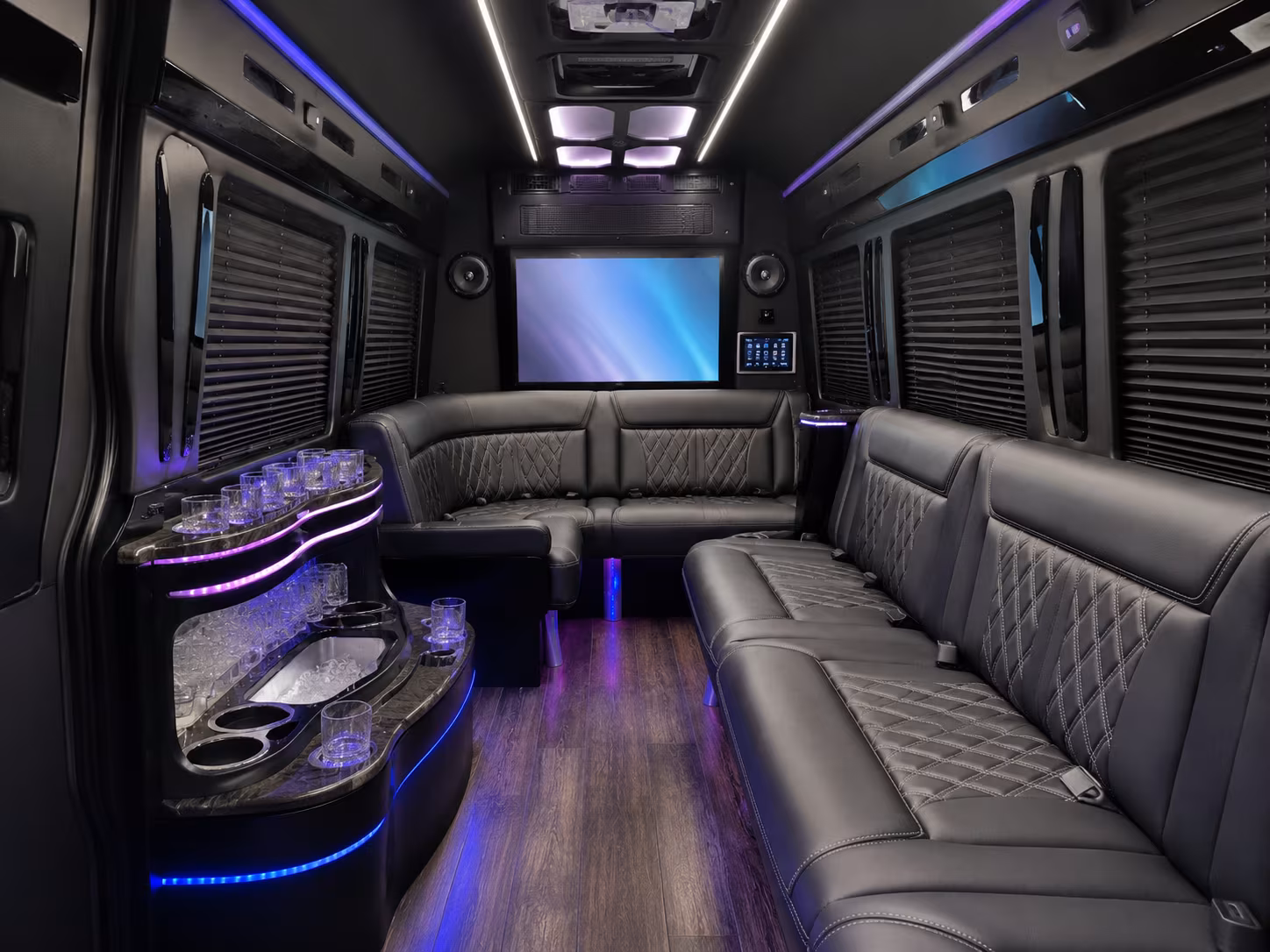 bus rental options for north little rock trips